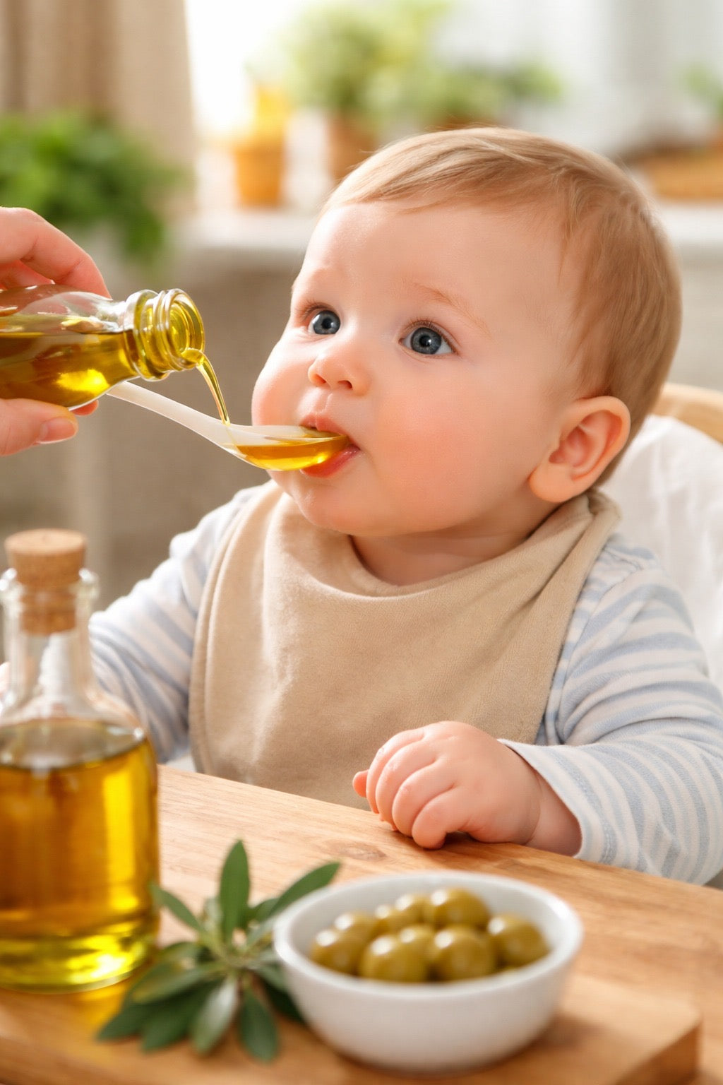 Zeytinyağı ile Bebek Beslenmesi: Gaz Sancısına Doğal Destek
