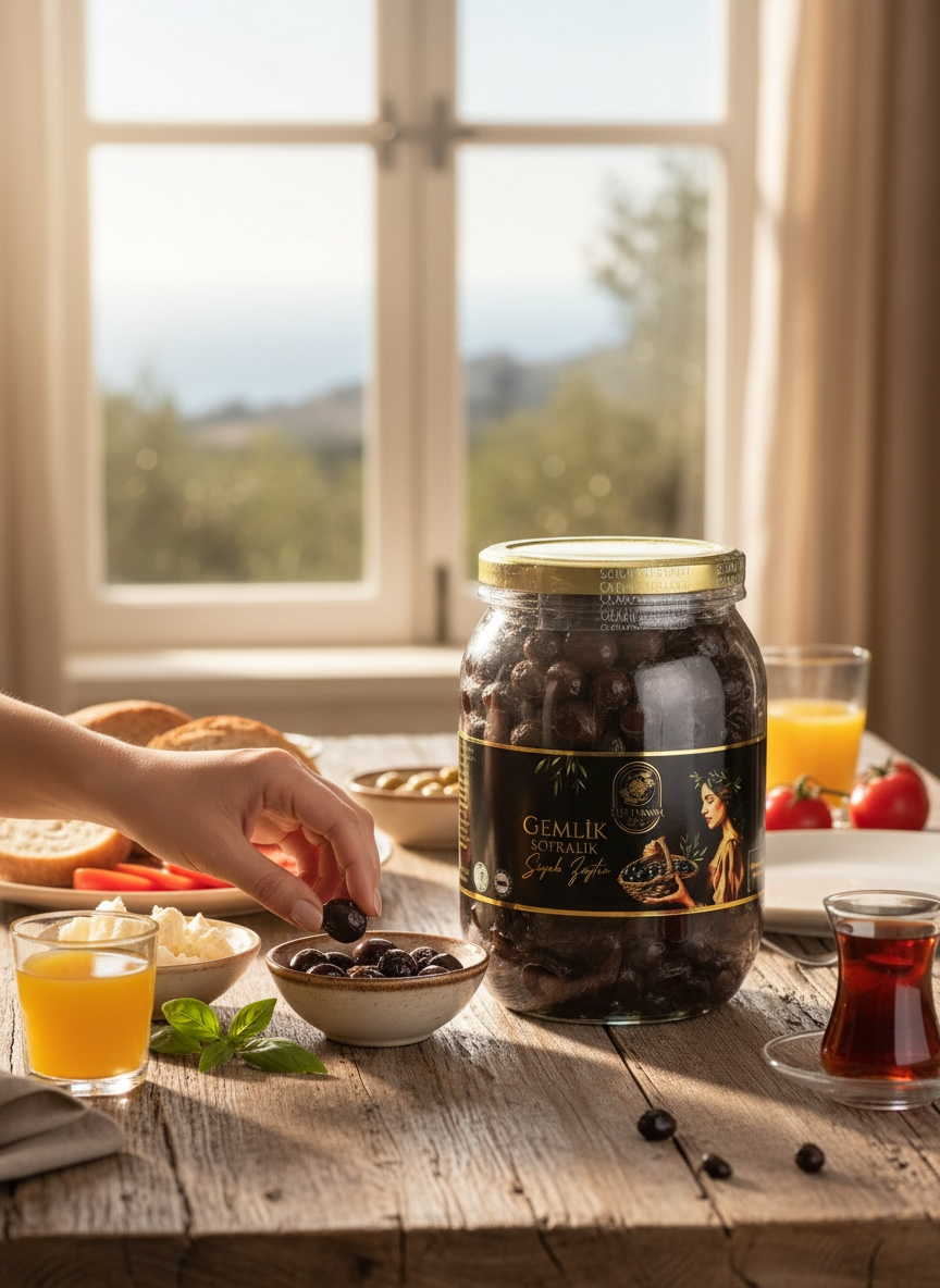 Gemlik Super S Siyah Zeytin – 1 kg