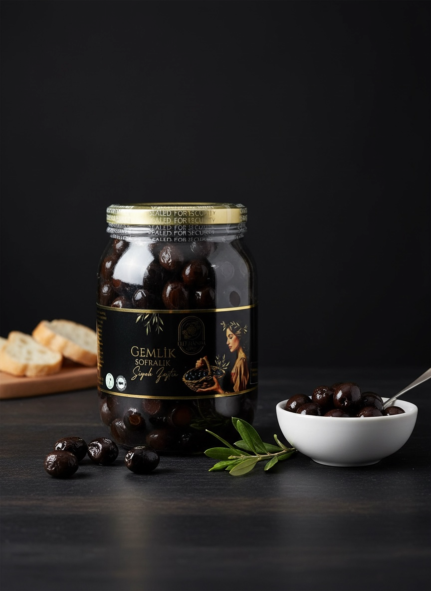 Gemlik Gold Siyah Zeytin 1 kg