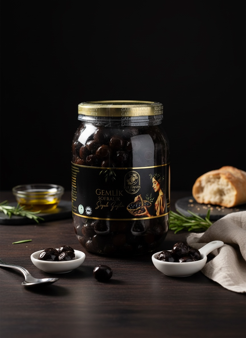 Gemlik Super S Siyah Zeytin – 1 kg