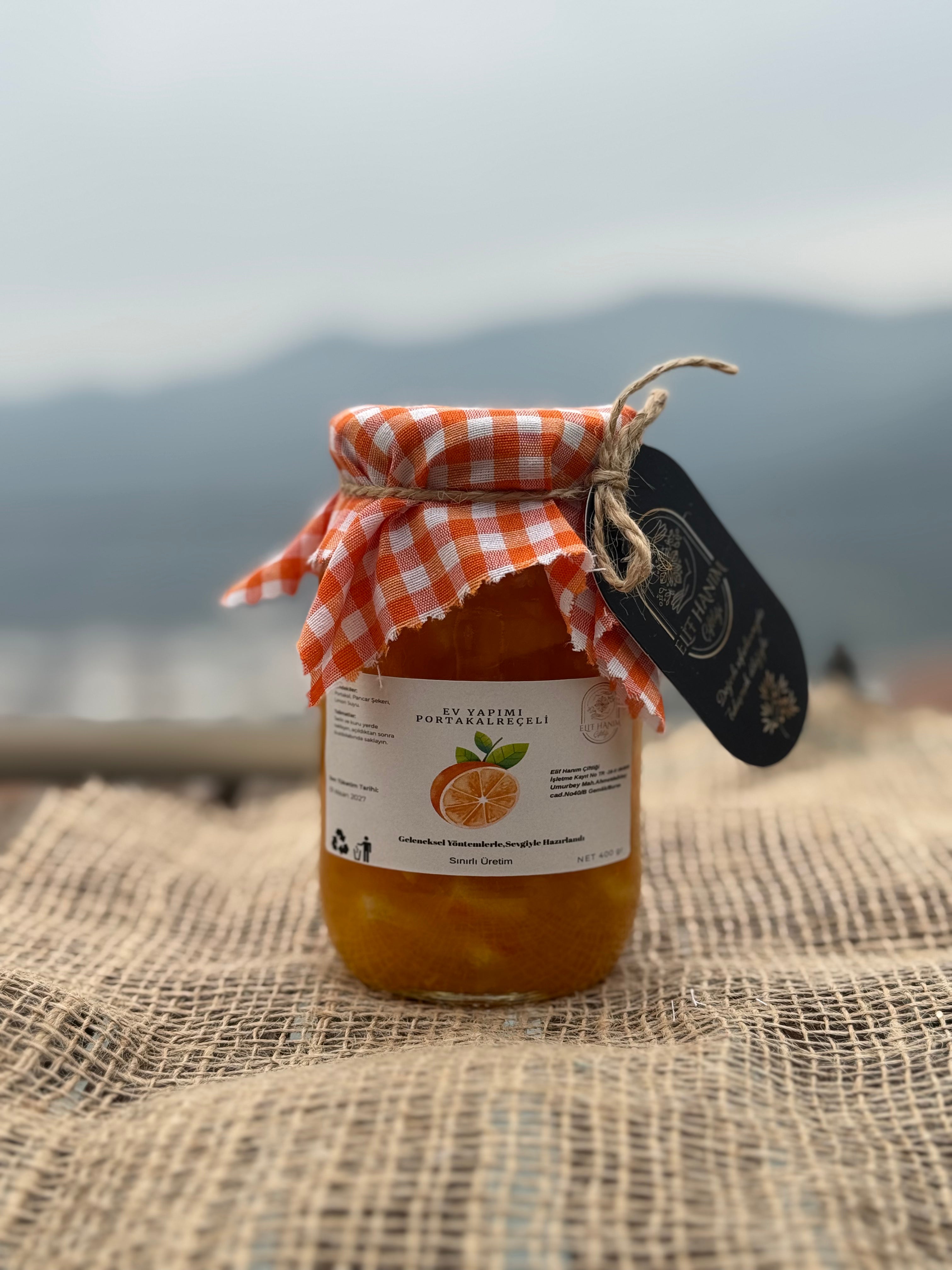 Ev Yapımı Portakal Reçeli Net 400 gr