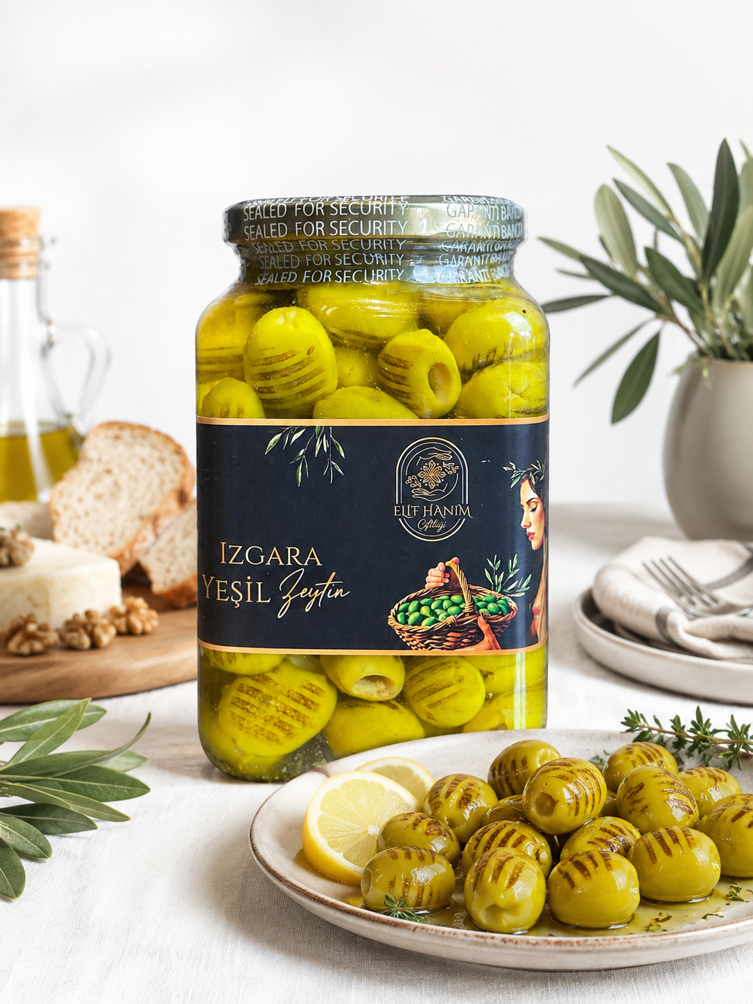 Izgara Yeşil Zeytin (Net 600 gr)